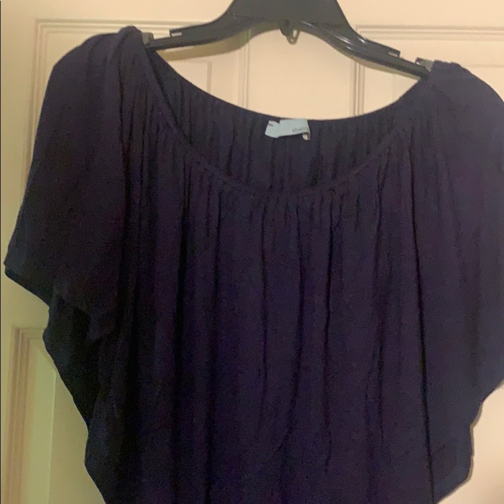 Navy blue mini dress